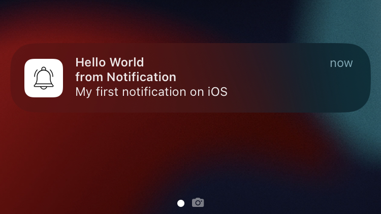 iOS Notification